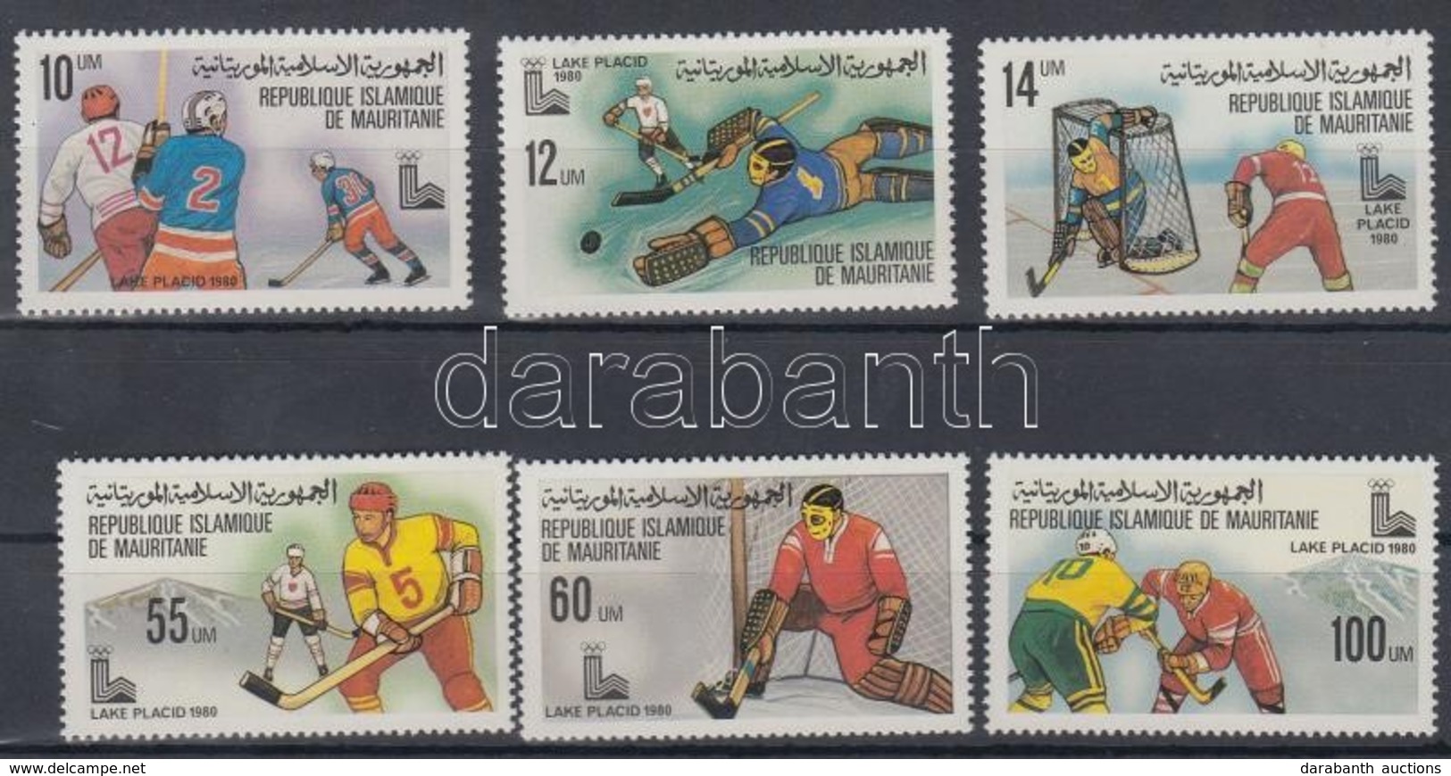 ** 1979 Téli Olimpia, Lake Placid Sor 660-665 - Altri & Non Classificati