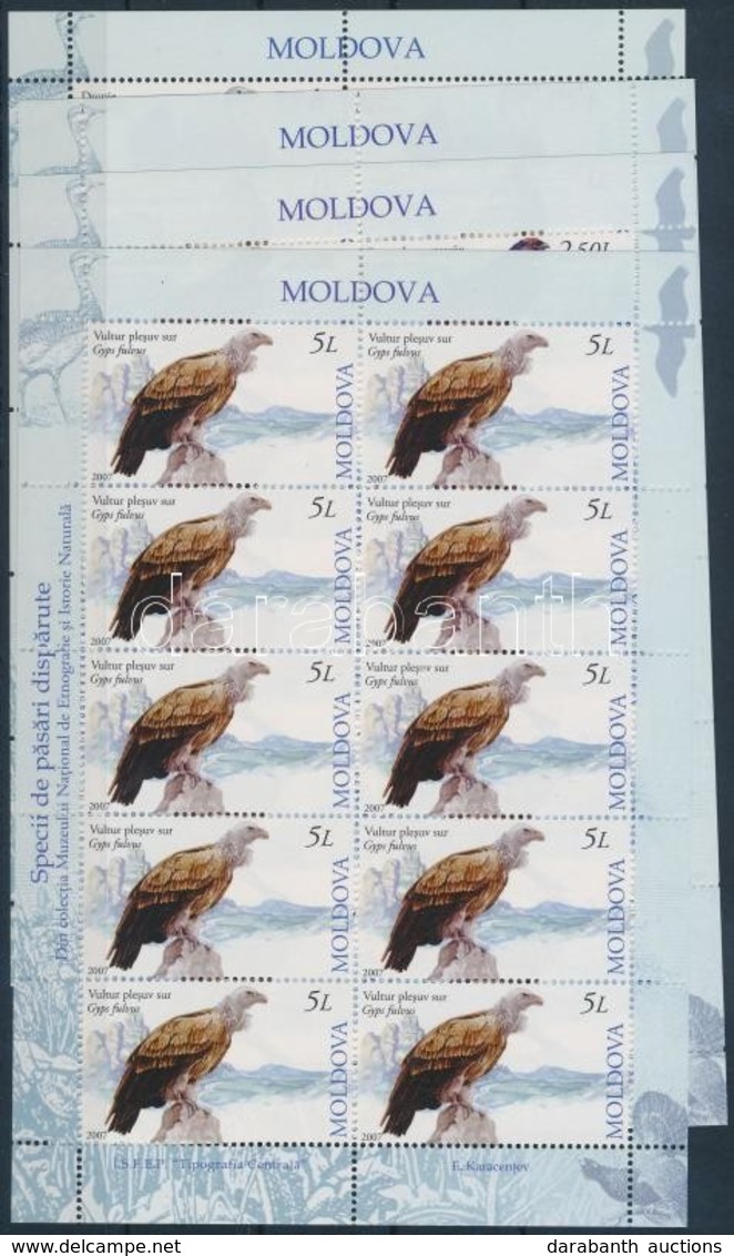 ** 2007 Madarak Kisív Sor Mi 590-593 - Other & Unclassified