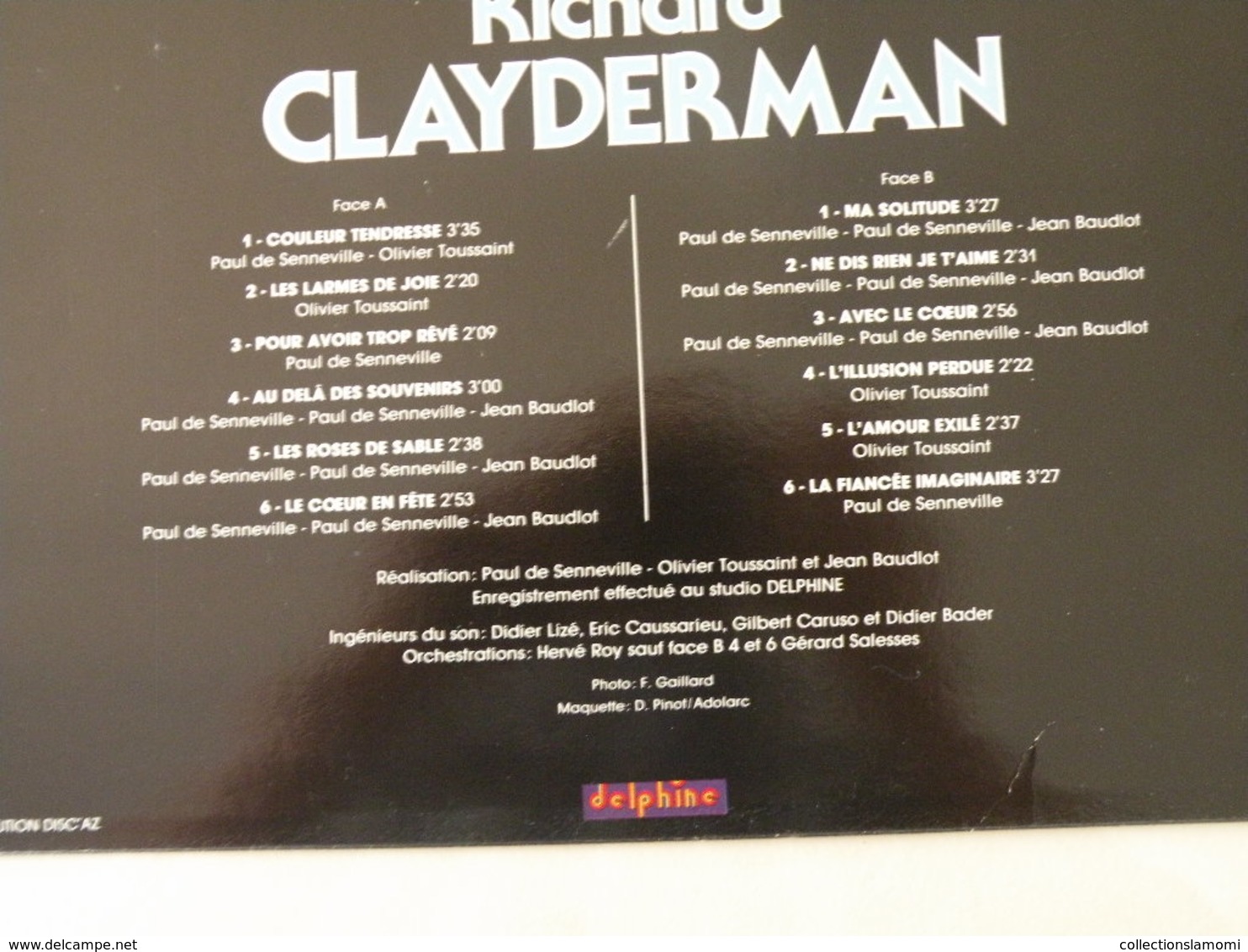 Richard Clayderman 1982 - (Titres Sur Photos) - Vinyle 33 T LP - Autres - Musique Française