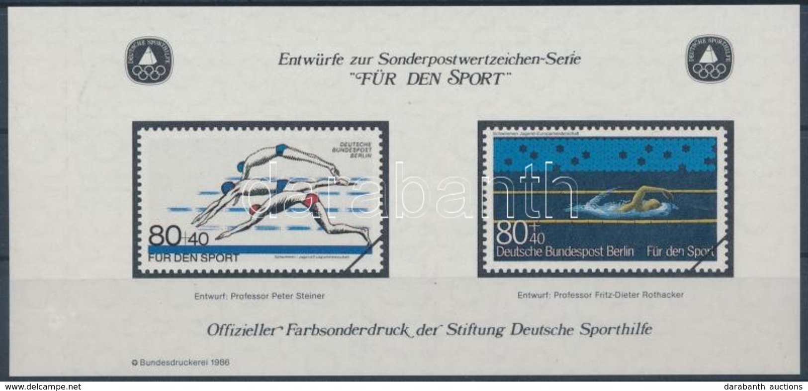 ** 1986 Sporthilfe Emlékív - Other & Unclassified