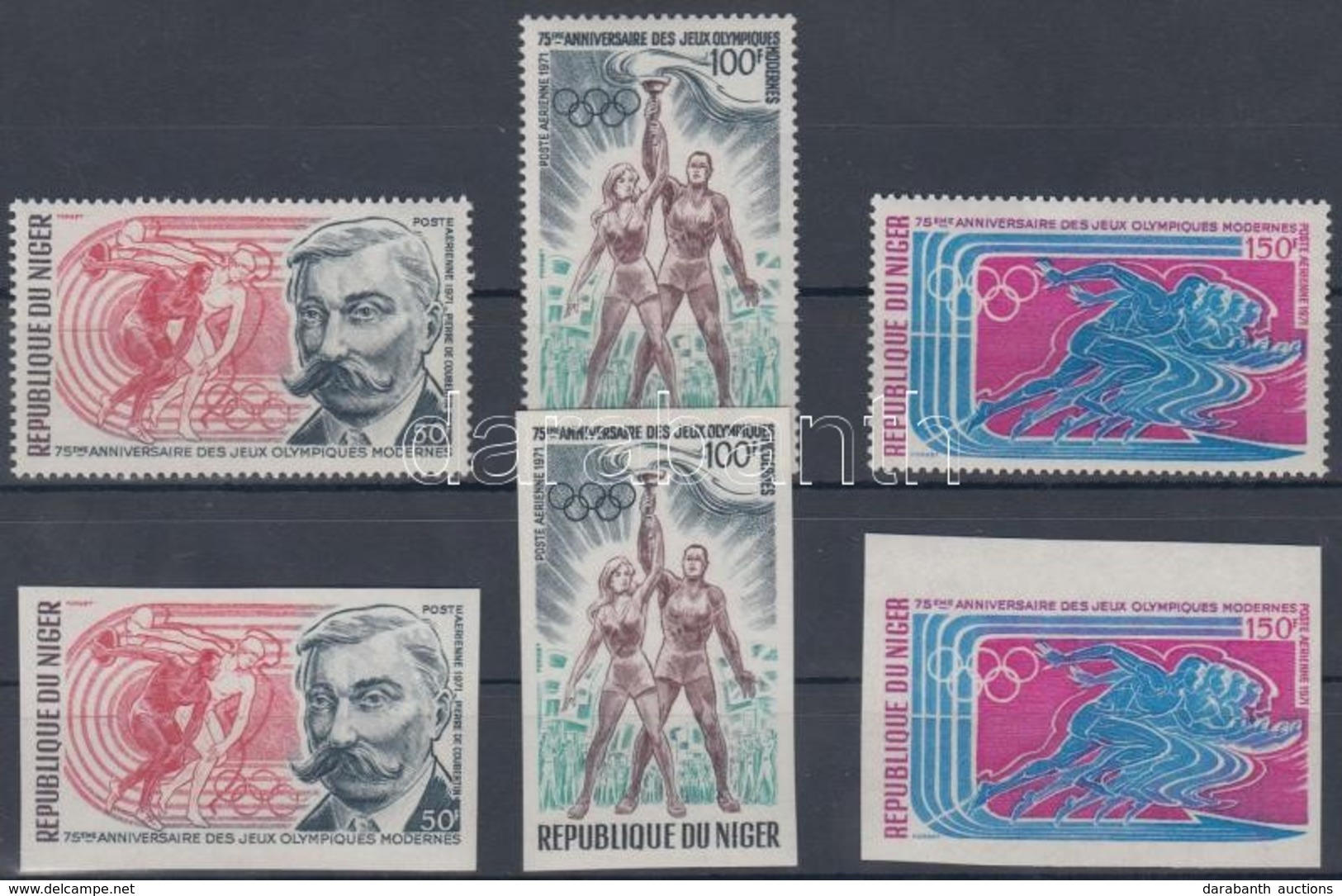 ** 1971 Olimpiai Játékok Fogazott és Vágott Sor Mi 291-293 - Other & Unclassified