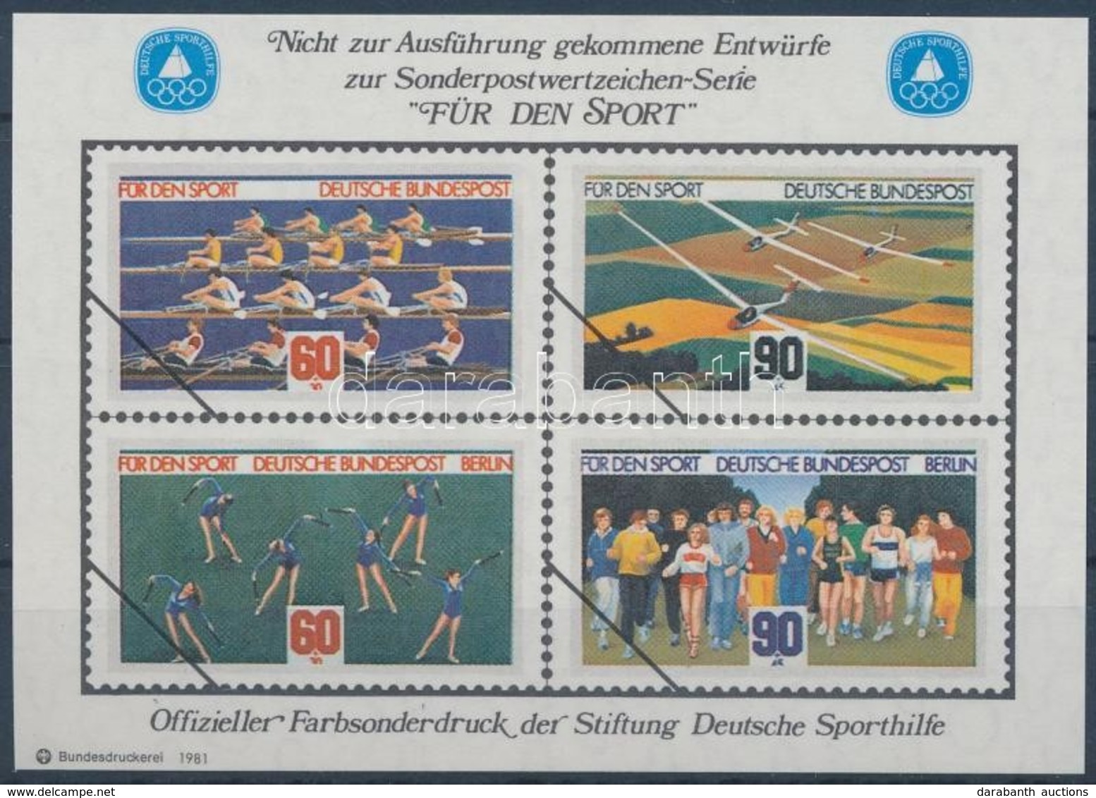 ** 1981 Sporthilfe Emlékív - Altri & Non Classificati