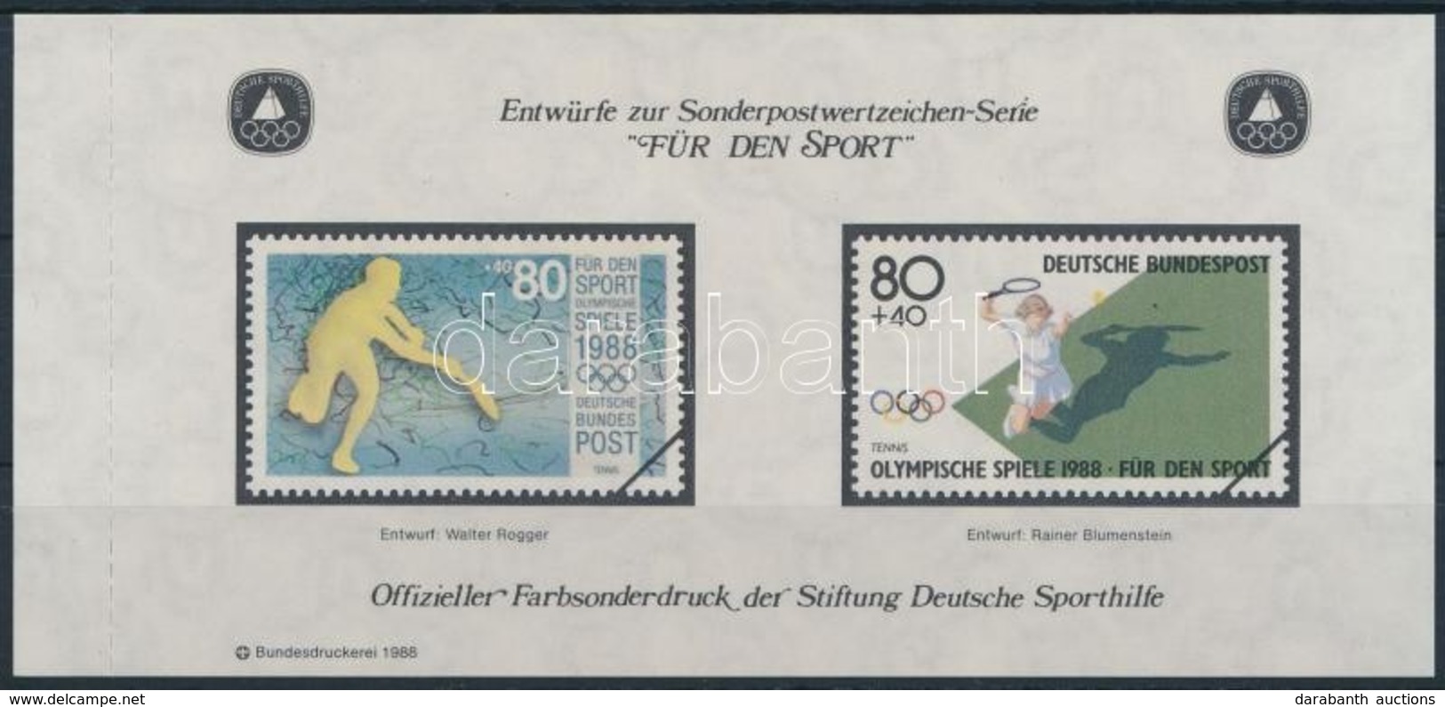 ** 1988 Sporthilfe Emlékív - Other & Unclassified