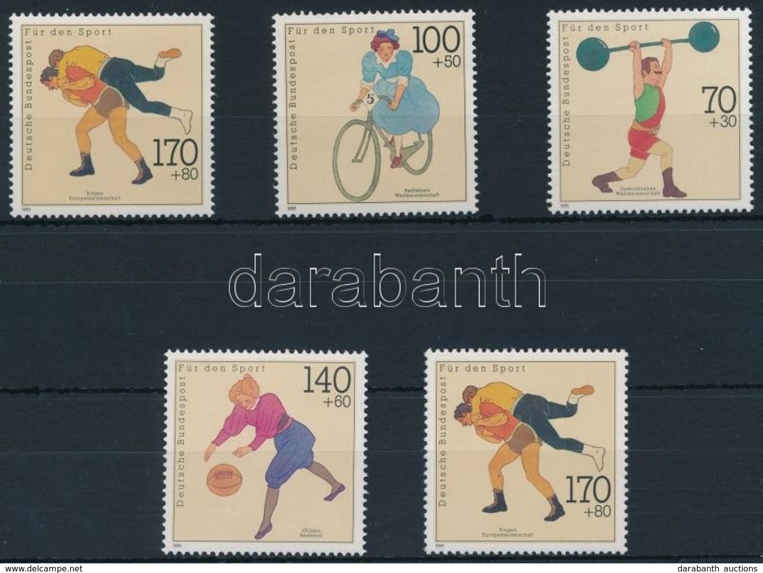 ** 1991 Sporthilfe Sor Mi 1499-1502 - Altri & Non Classificati