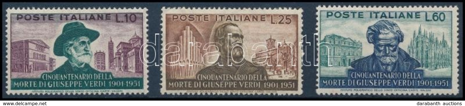 ** 1951 Verdi Mi 850-852 - Altri & Non Classificati