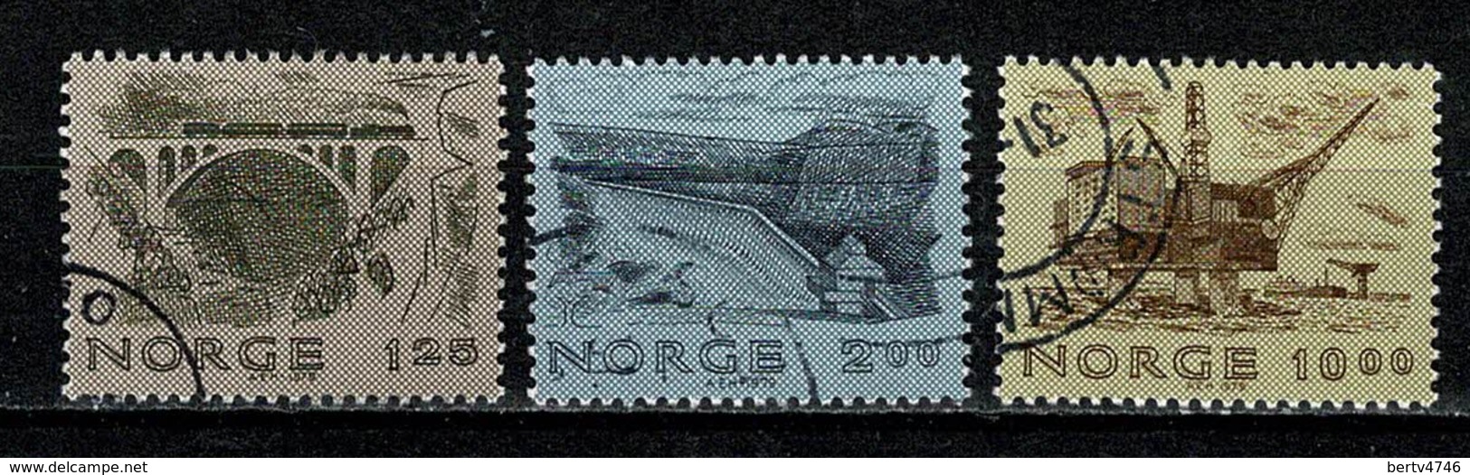 Norge 1979 Yv. 758/760, Facit 832/834, Mi 803/805 (o) Used - Oblitérés