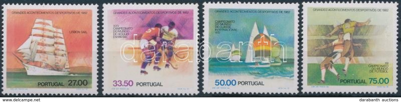 ** 1982 Sportesemények Sor Mi 1558-1561 - Other & Unclassified