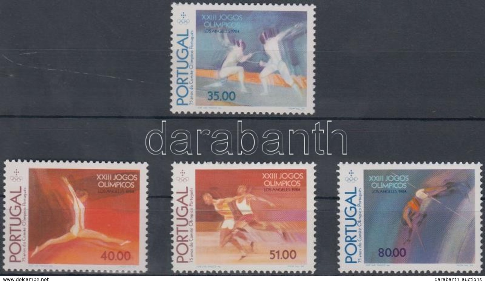 ** 1984 Nyári Olimpia Sor Mi 1635-1638 - Altri & Non Classificati