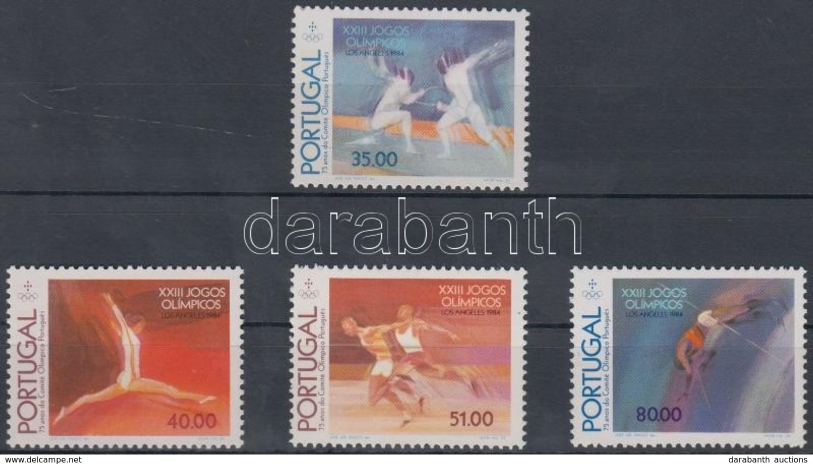 ** 1984 Nyári Olimpia Sor Mi 1635-1638 - Altri & Non Classificati