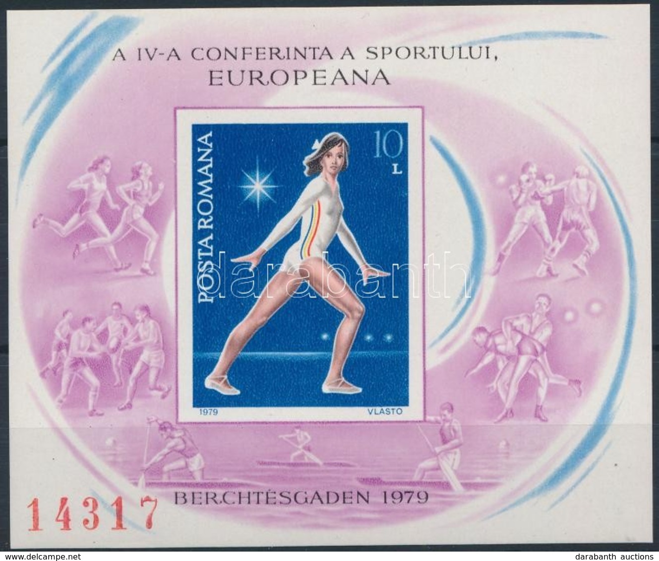 ** 1979 Európai Sportkonferencia Blokk Mi 160 - Altri & Non Classificati