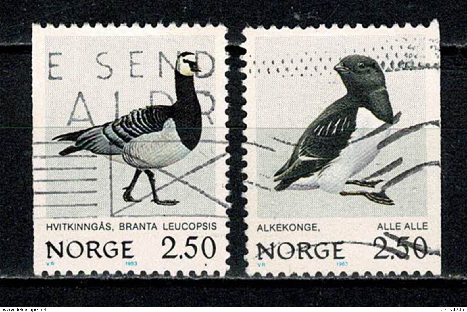 Norge 1983 Yv. 839/840, Facit 918/919,  (o) Used - Oblitérés