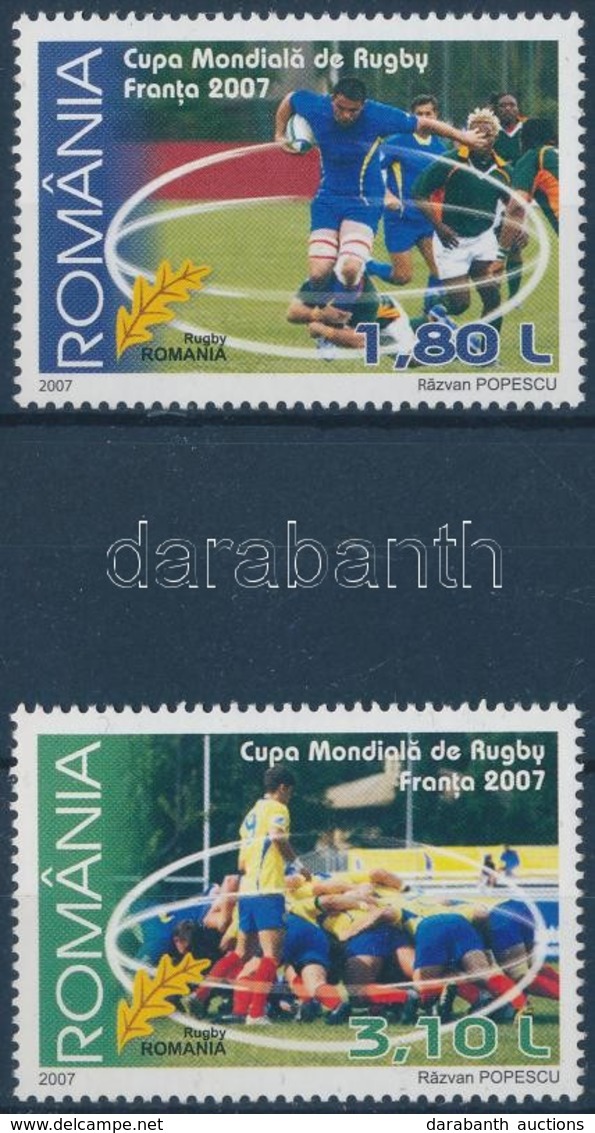 ** 2007 Rugby Világbajnokság Franciaország Mi 6242-6243 - Altri & Non Classificati