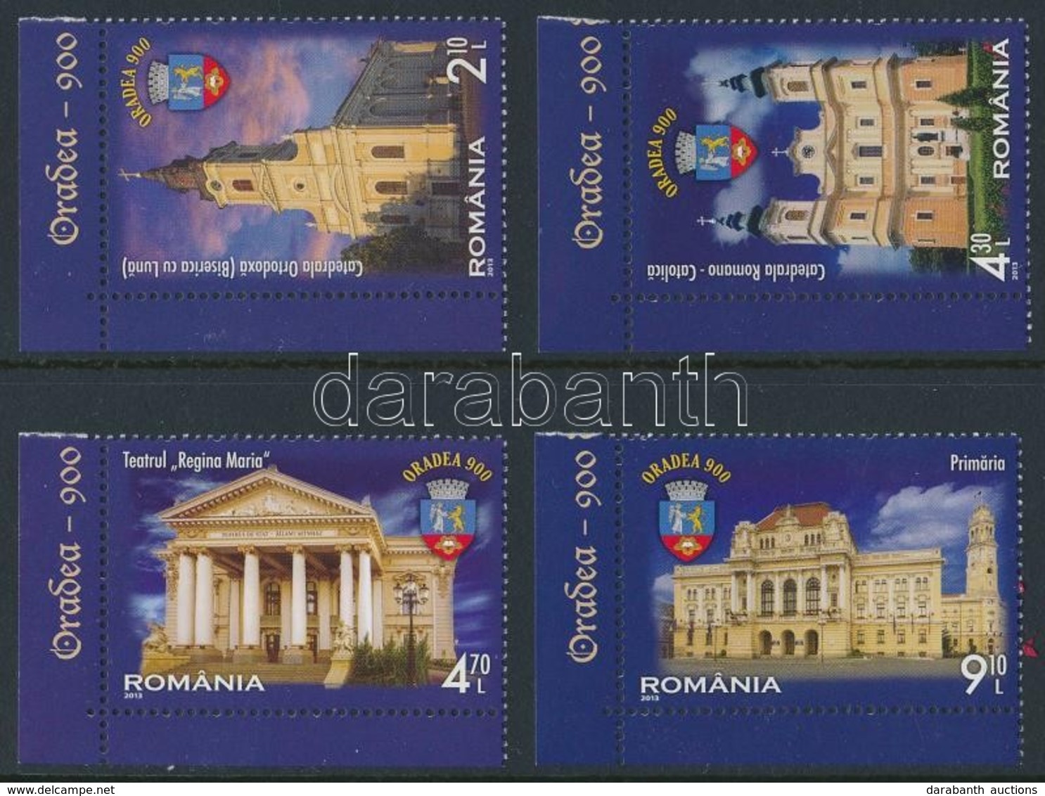 ** 2013 Nagyvárad ívsarki Sor Mi 6740-6743 - Altri & Non Classificati