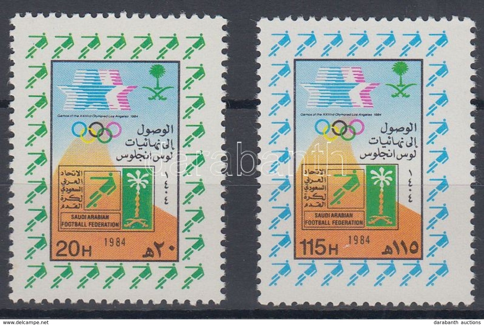 ** 1984 Los Angeles-i Olimpia Sor Mi 790-791 - Other & Unclassified
