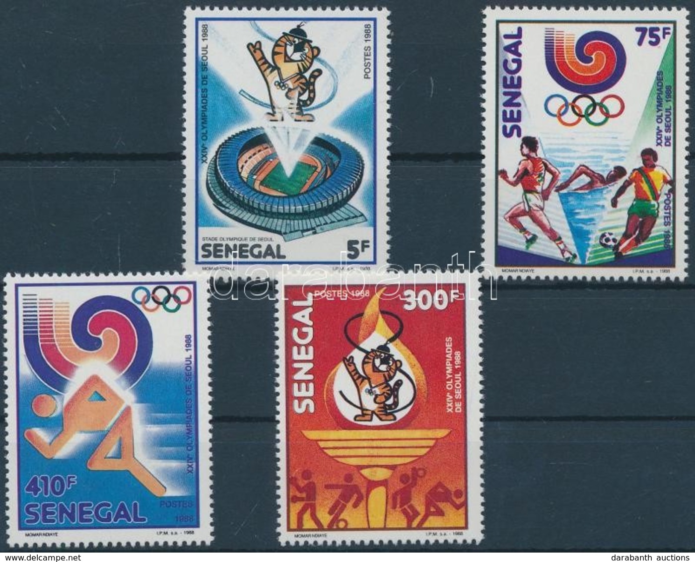 ** 1988 Nyári Olimpia, Szöul Sor Mi 983-986 - Sonstige & Ohne Zuordnung