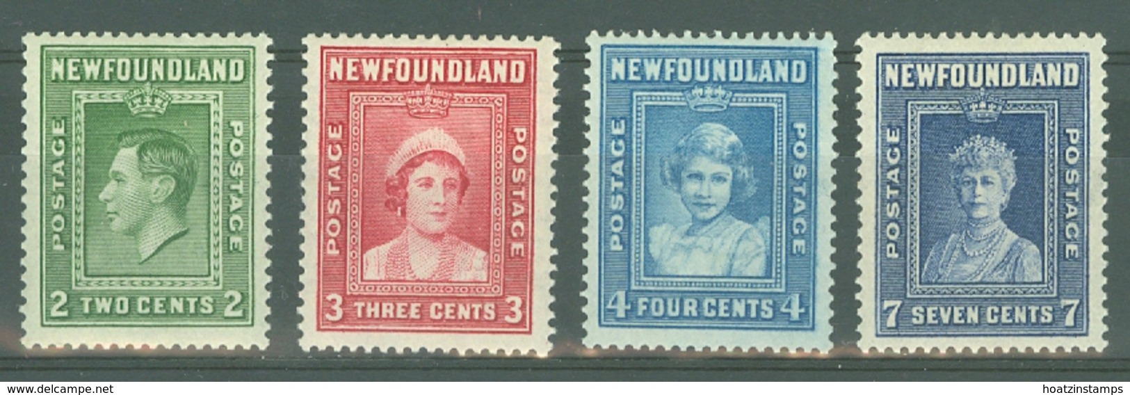 Newfoundland: 1938   Royal Family    MH - 1908-1947