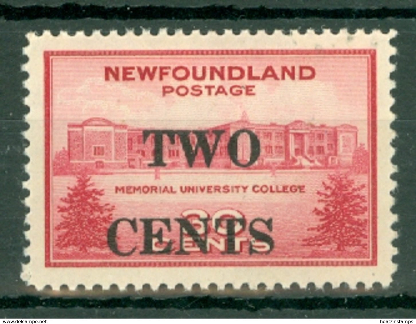 Newfoundland: 1946   Memorial University College - Surcharge 2c On 30c    MH - 1908-1947