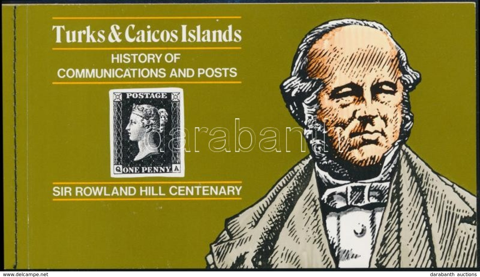 ** 1979 Rowland Hill öntapadós Bélyegfüzet,
Rowland Hill Self-adhesive Stamp-booklet
Mi 442-454 - Other & Unclassified