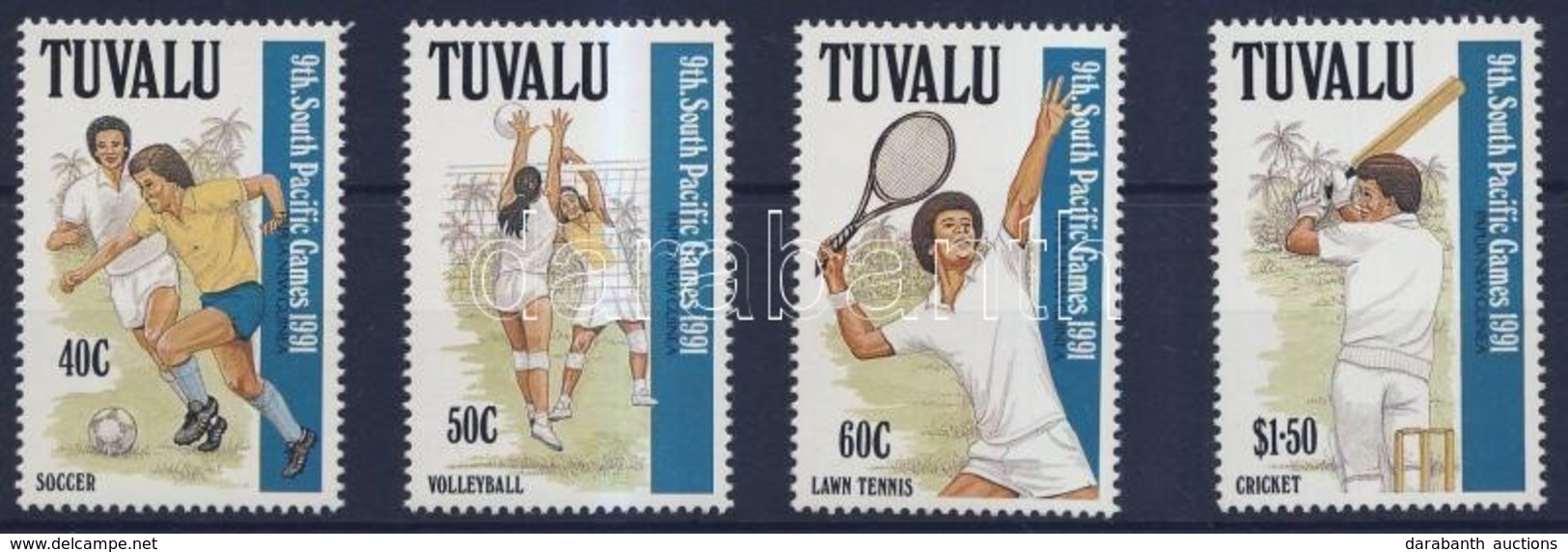 ** 1991 Dél-csendes-óceáni Játékok, Pápua Új-Guinea Sor Mi 595-598 - Altri & Non Classificati