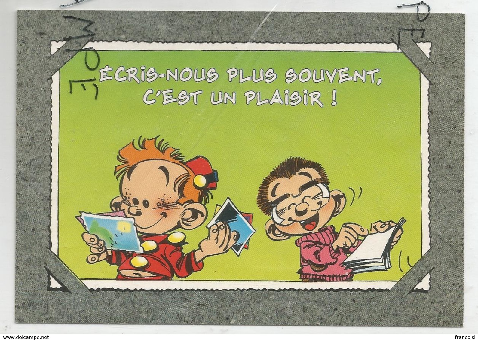 Petit Spirou Et Vertignasse "Écris-nous Plus Souvent, C'est Un Plaisir!" - Bandes Dessinées