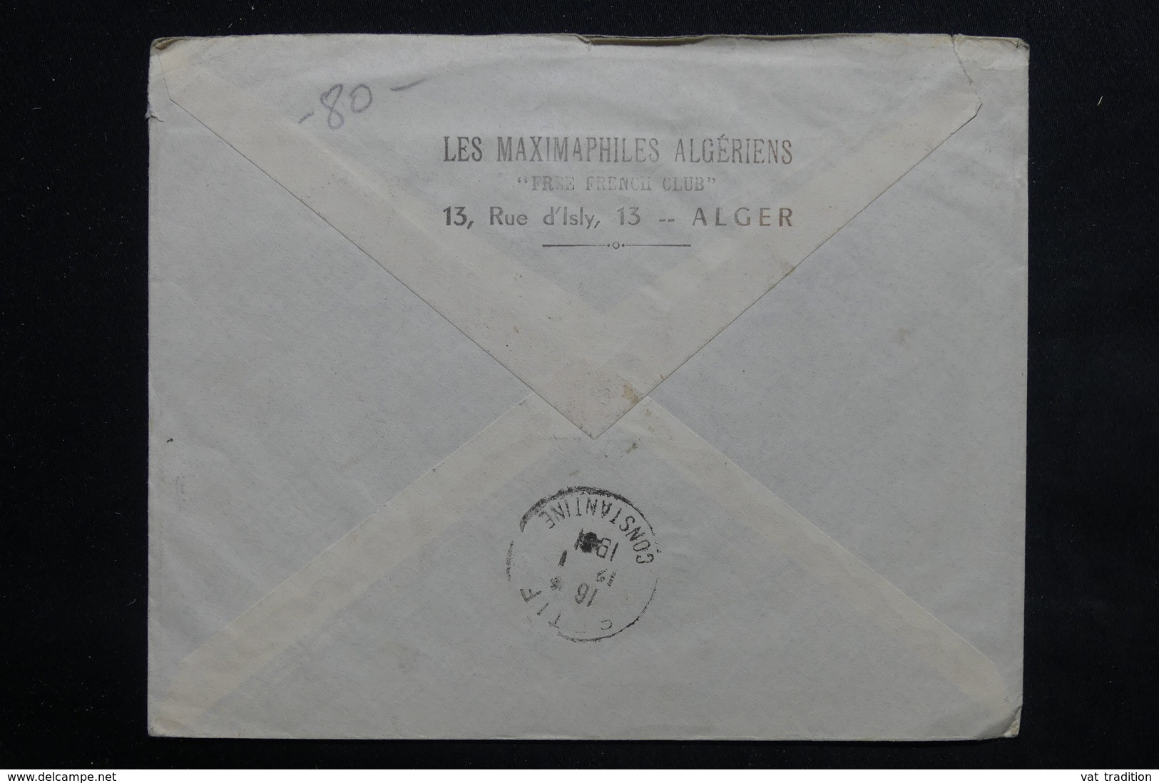 ALGÉRIE - Enveloppe En Recommandé Des Journées Colonna D'Ornano D 'Alger En 1951 Pour Sétif , Affr. Plaisant - L 22914 - Lettres & Documents