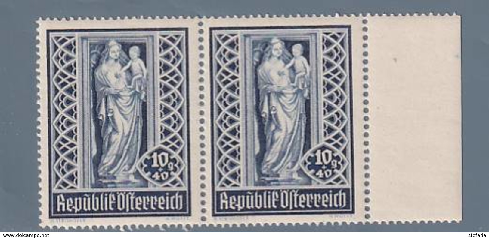 AUSTRIA  AUTRICHE ÖSTERREICH MNH** 1946   S. STEFANO 10+40 GR PAAR - Neufs