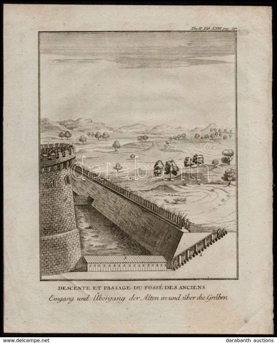 1760 7 Db Csataképes Rézmetszet Az Anhang Zur Geschichte Des Polyb, Mit Den Kriegerischen Auslegungen Des Herrn .c. Köny - Prints & Engravings