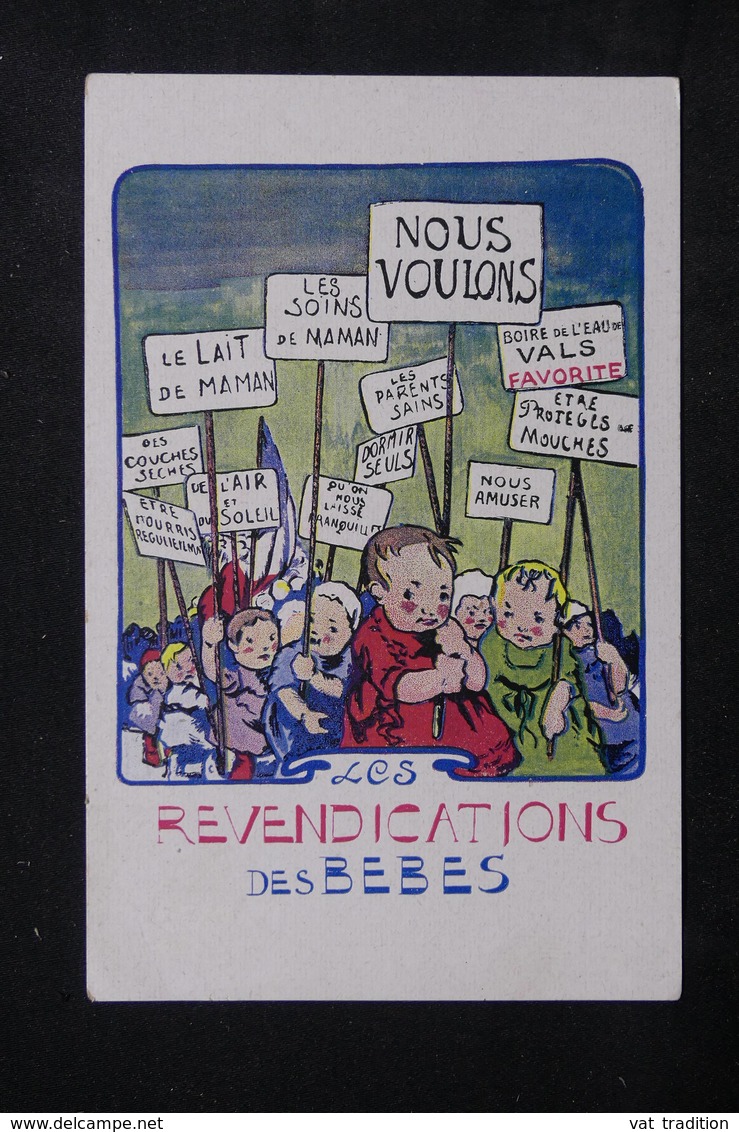 CARTE POSTALE - Les Revendications Des Bébés - L 22916 - Cartoline Umoristiche