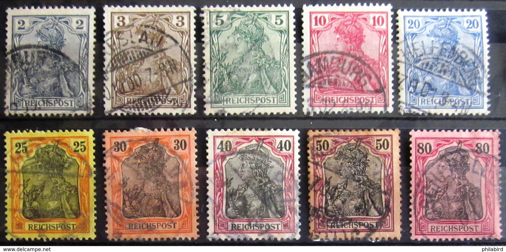 ALLEMAGNE Empire                   N° 51/60                     OBLITERE - Used Stamps