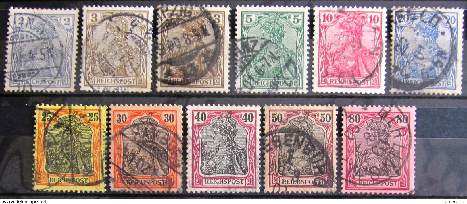 ALLEMAGNE Empire                   N° 51/60                     OBLITERE - Used Stamps