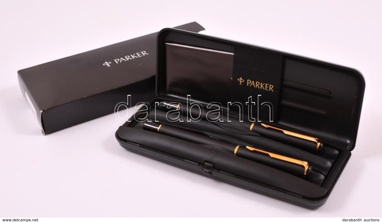 Parker Töltőtoll és Golyóstoll, Eredeti Tokjában, 2 Db, H: 13,5 Cm - Altri & Non Classificati