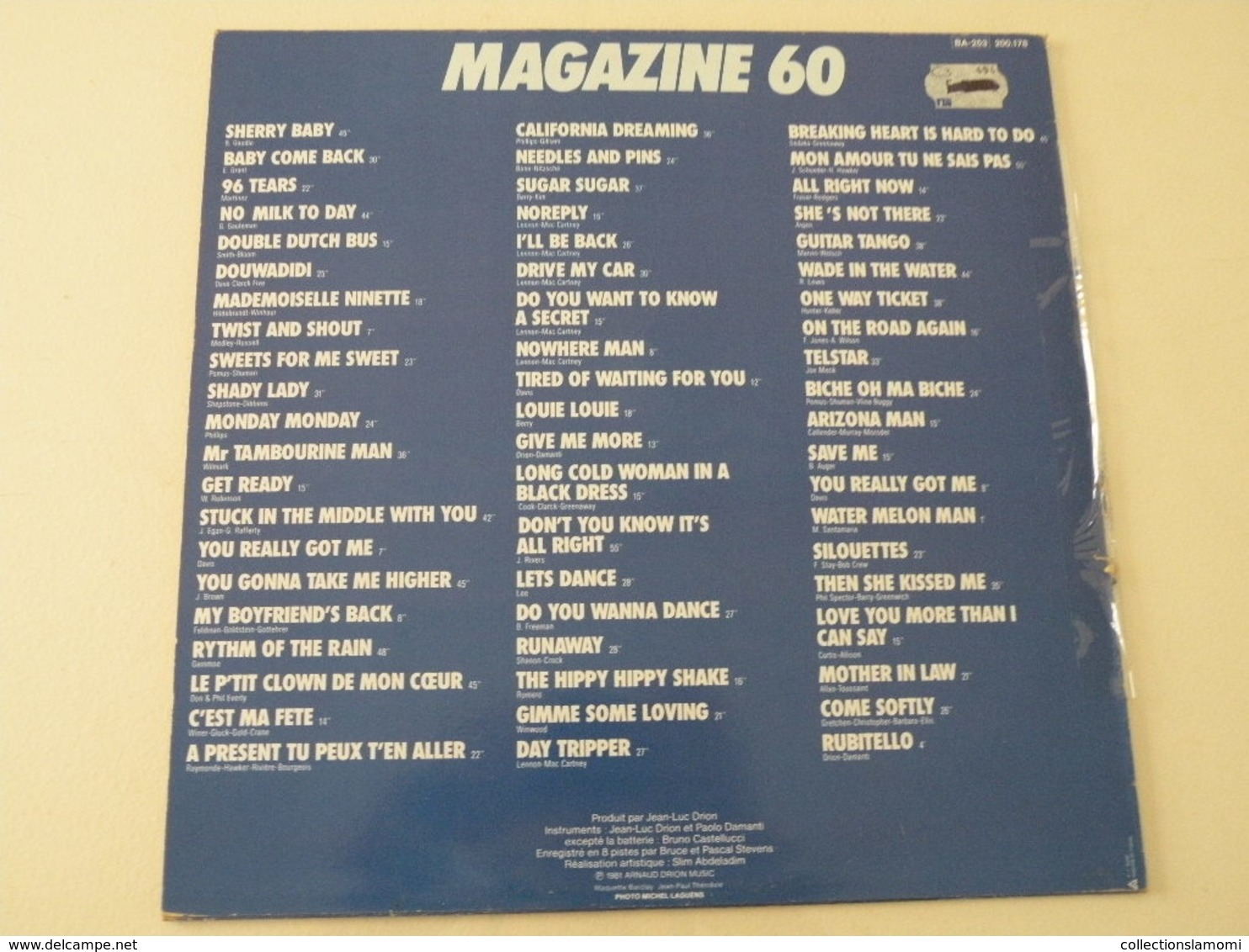 Magazine 60 Tubes Des Années 60 - (Titres Sur Photos) - Vinyle 33 T LP - Compilations