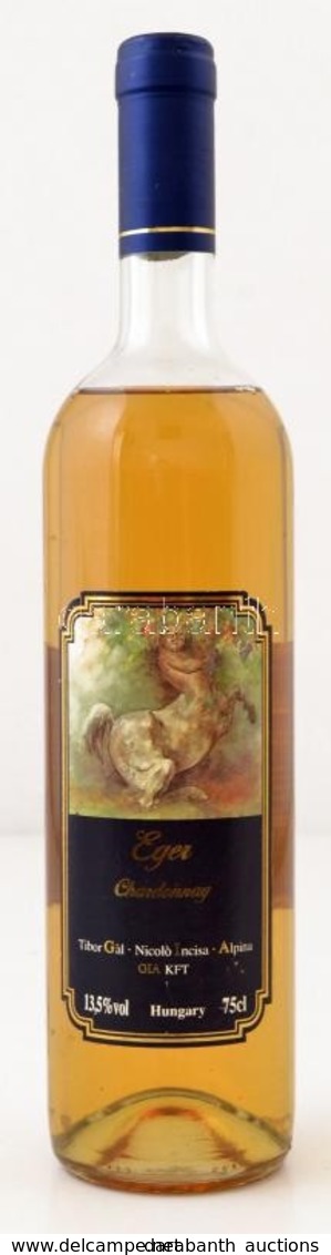 1997 Gál Tibor Eger Chardonnay Száraz Fehérbor, 0,75 L - Sonstige & Ohne Zuordnung