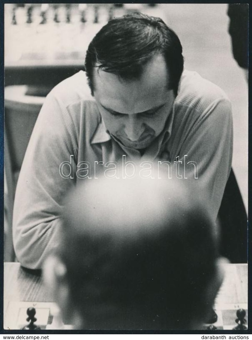 Cca 1975 Lengyel Levente (1933-2014) Sakkozó, Maróczy-díjas Nemzetközi Sakknagymester, Sakkolimpiai Ezüst és Bronzérmes, - Other & Unclassified