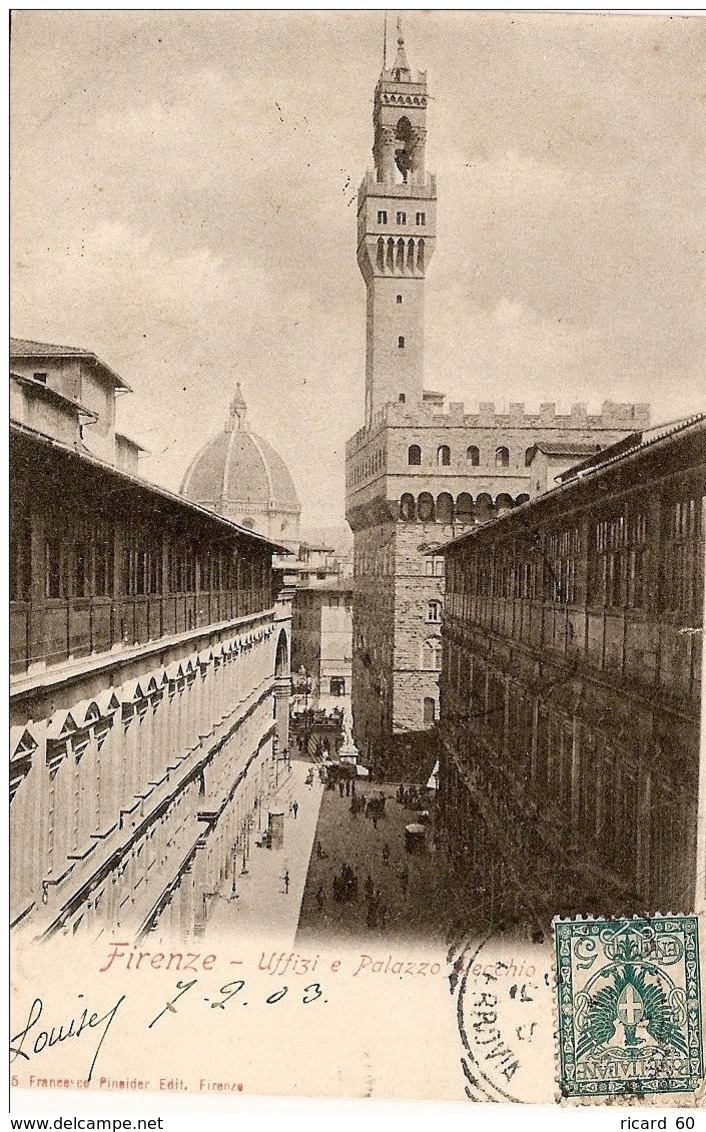 Cpa, Firenze, Palazzo Vecchio - Firenze