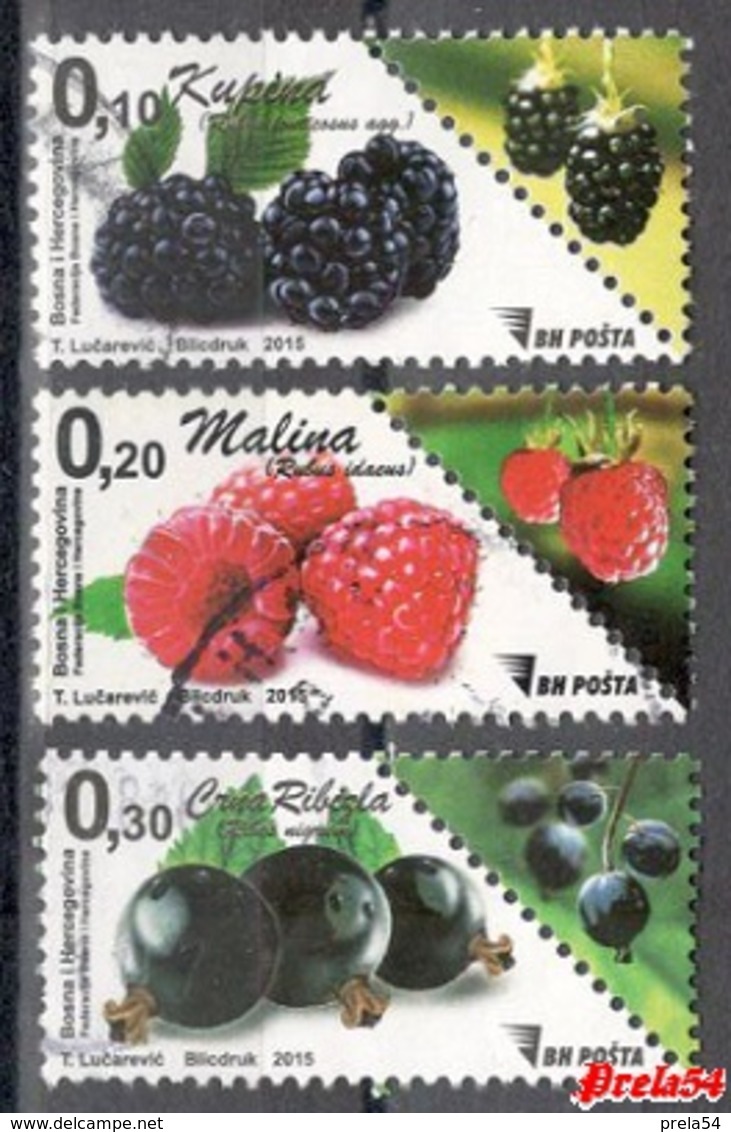 Bosnia Sarajevo - Flora  2015 Used Set - Bosnia And Herzegovina