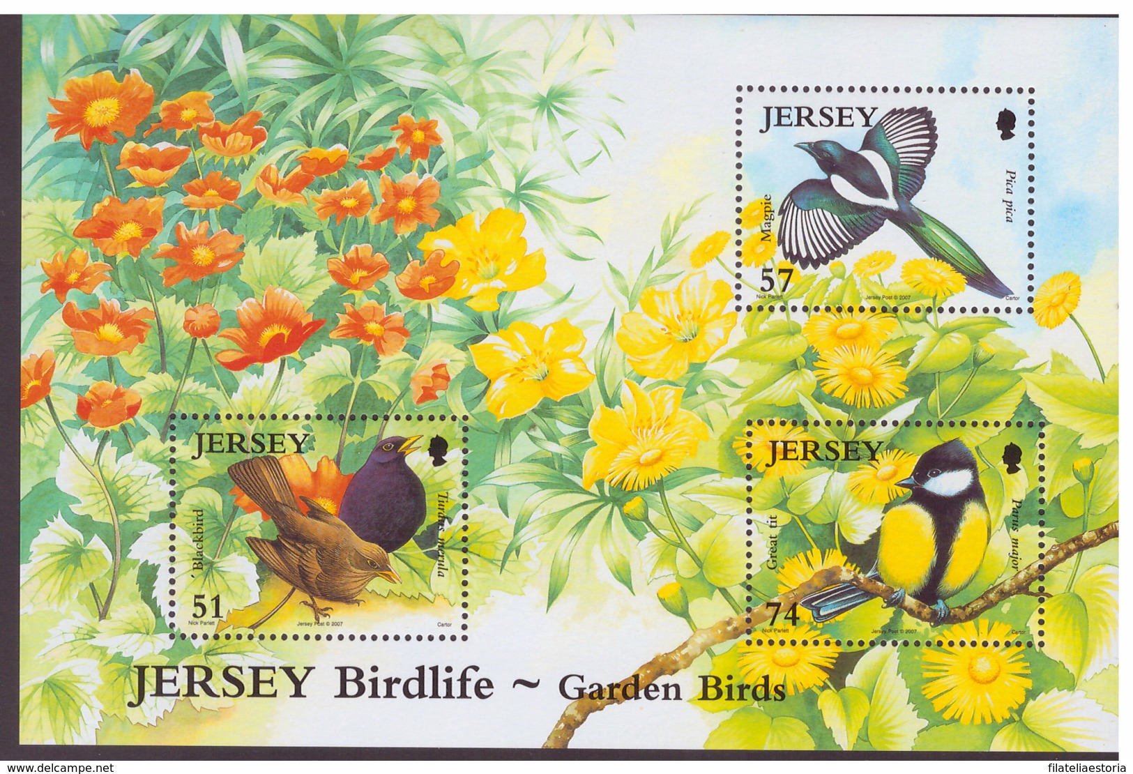 Jersey 2007 - MNH ** - Oiseaux - Michel Nr. Bloc 63 (gbj451) - Jersey