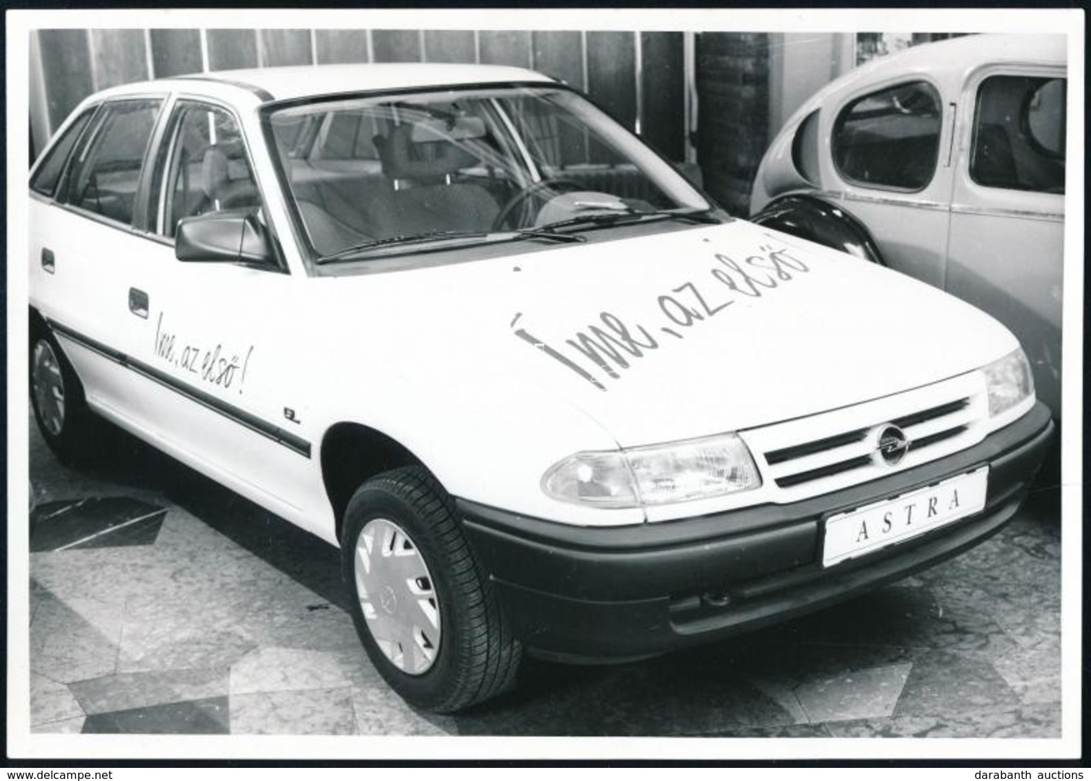 1992 'Íme, Az Első!' - Az Első Opel Astra Magyarországon, Fotó, 12,5×18 Cm - Other & Unclassified