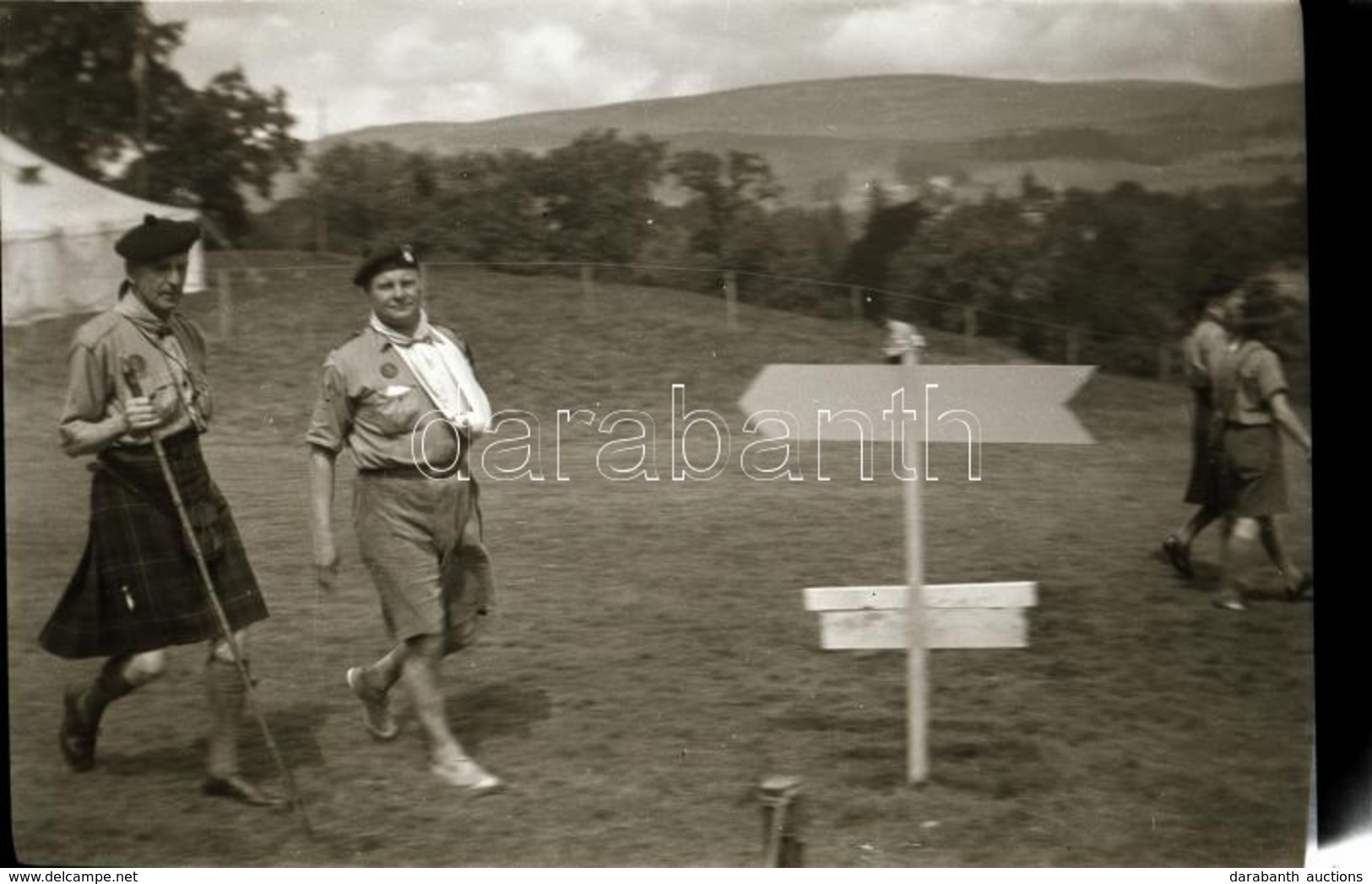 1933 Gödöllő, Jamboree, 12 Db Fotónegatív, 6×9 Cm - Scoutismo