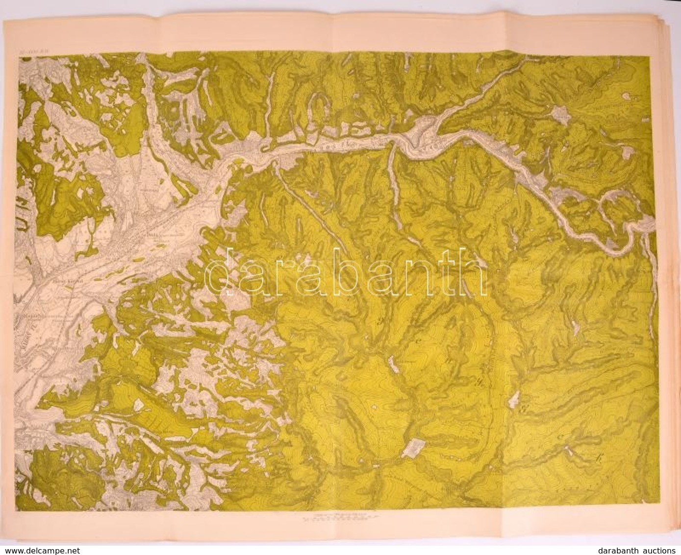 Cca 1920 7 Db Nagyméretű Erdélyi Domborzati Térkép Kiváló állapotban / 7 Geograhical Maps Of Parts Of Transylvania 80x65 - Other & Unclassified