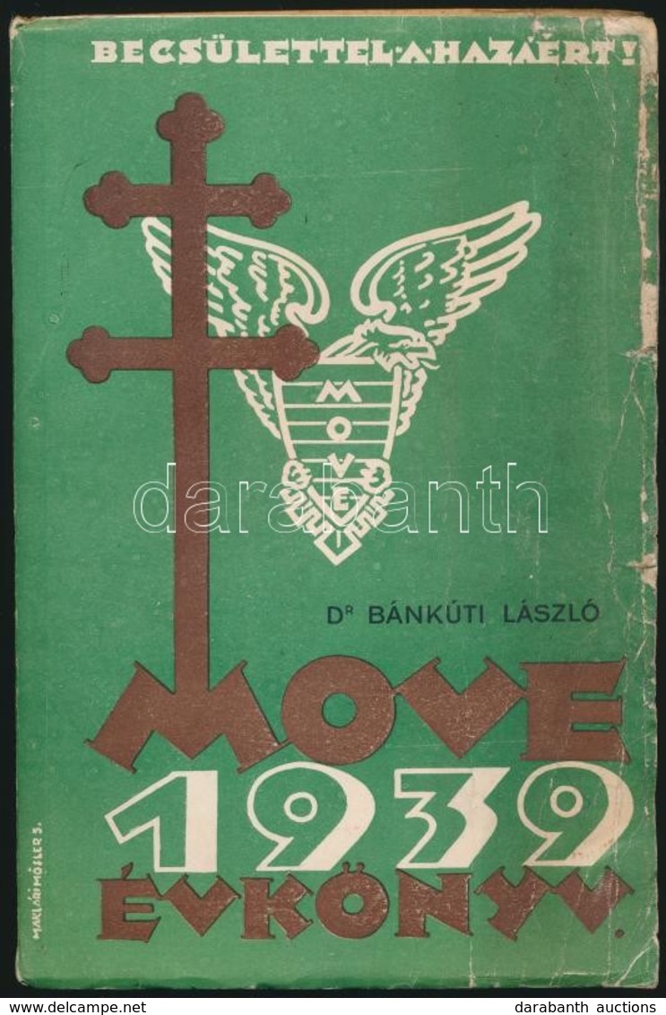 1939 MOVE évkönyv. Borító Széle Sérült. - Non Classificati