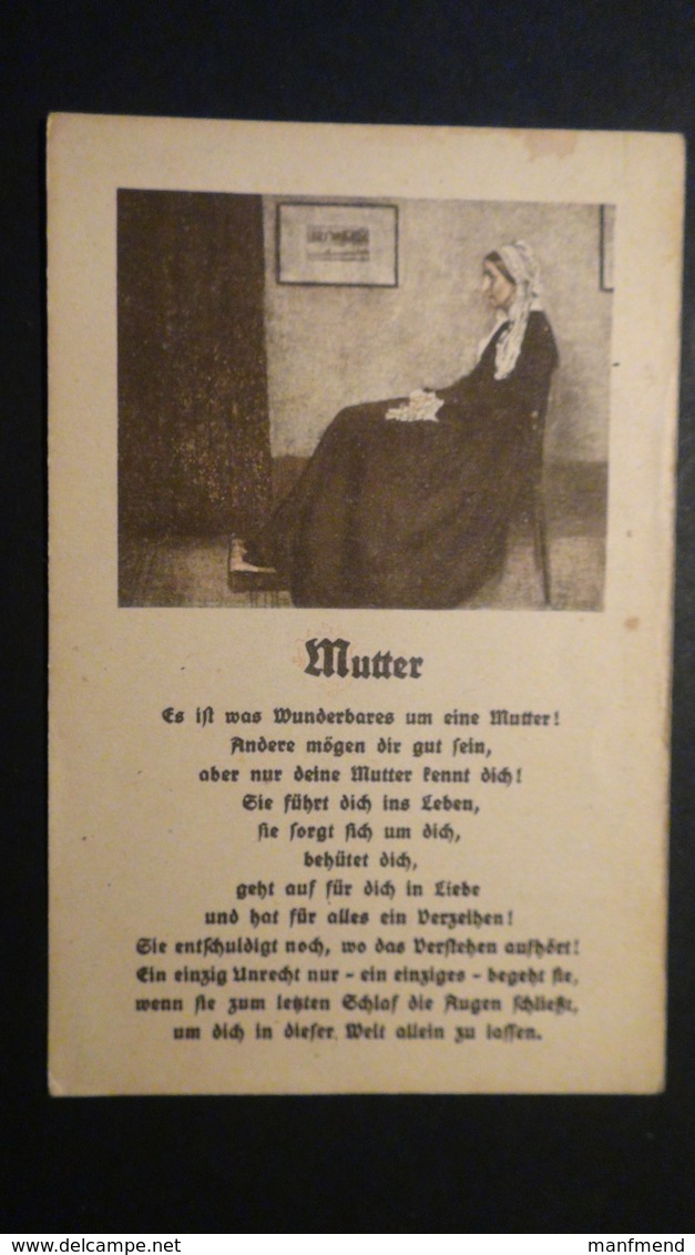 Germany - Spruchkarte - Mutter - "Bunte Reihe" Nr. 1 - Look Scans - Frauen