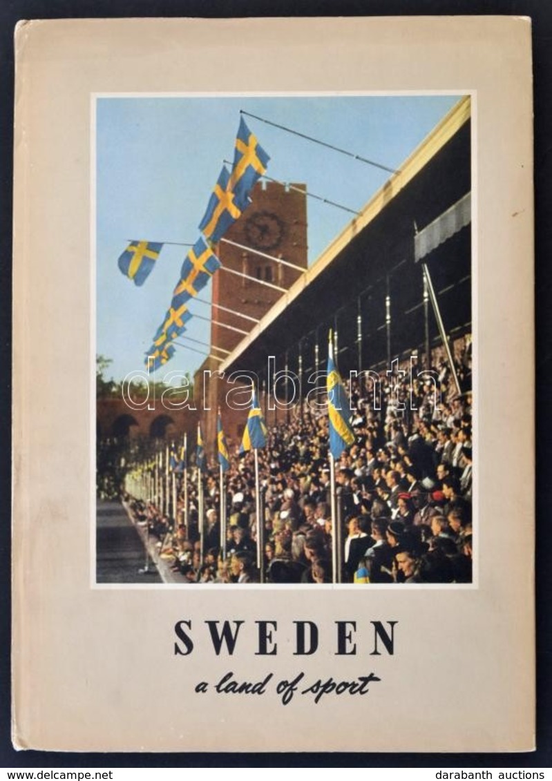 Sweden A Land Of Sport. Edited By The Swedish Sports Federation. Stockholm 1949. With Complimentary Card Of Björn Kjells - Unclassified