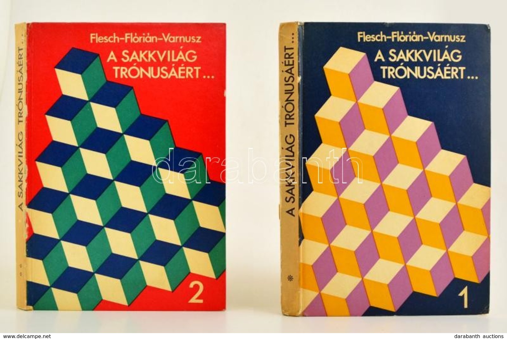 Flesch János-Flórián Tibor-Varnusz Egon: A Sakkvilág Trónusáért... I-II. Kötet. Szerk.: Flesch János. Bp.,1974-1977, Kia - Non Classificati