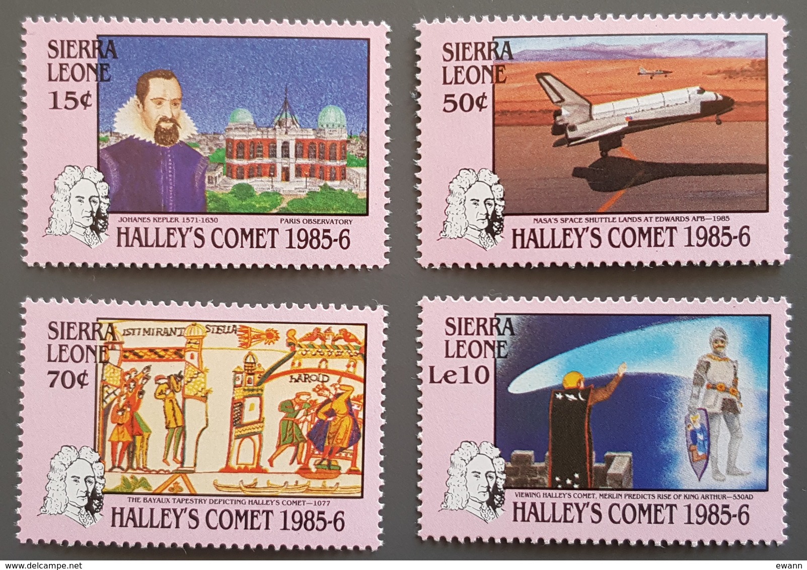 Sierra Leona - YT N°712 à 715 - Passage De La Comète De Halley / Espace - 1986 - Neufs - Sierra Leone (1961-...)