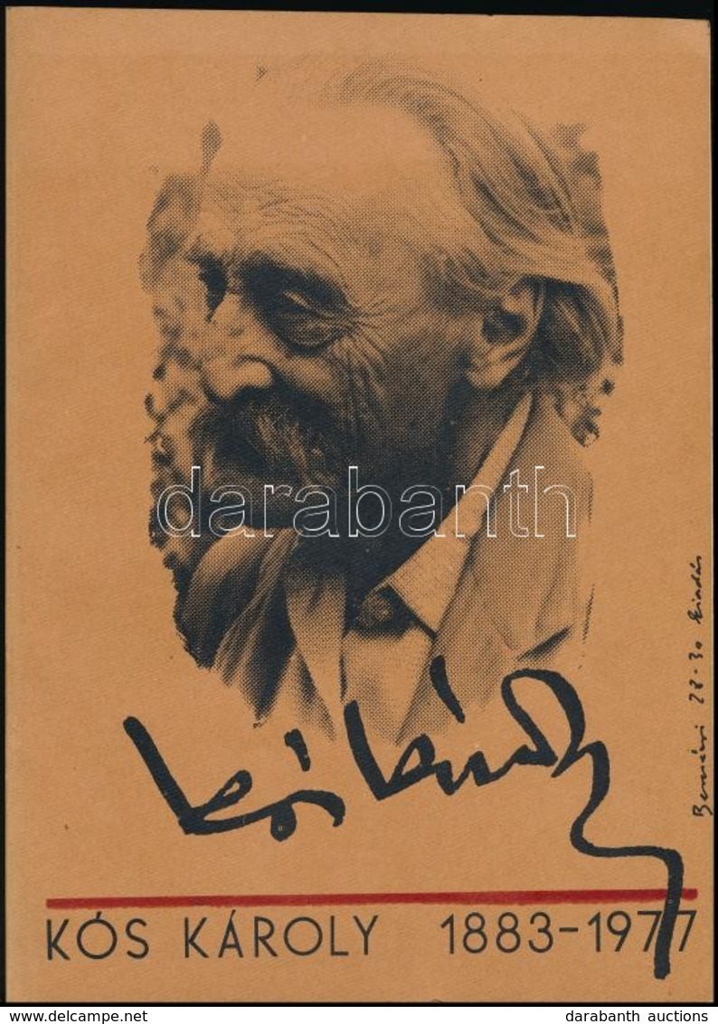 Kós Károly 1883-1977. Bercsényi 28-30. Bp.,1983, BME Építészhallgatóinak Kiadványa. Fekete-fehér Fotókkal Illusztrált. K - Ohne Zuordnung