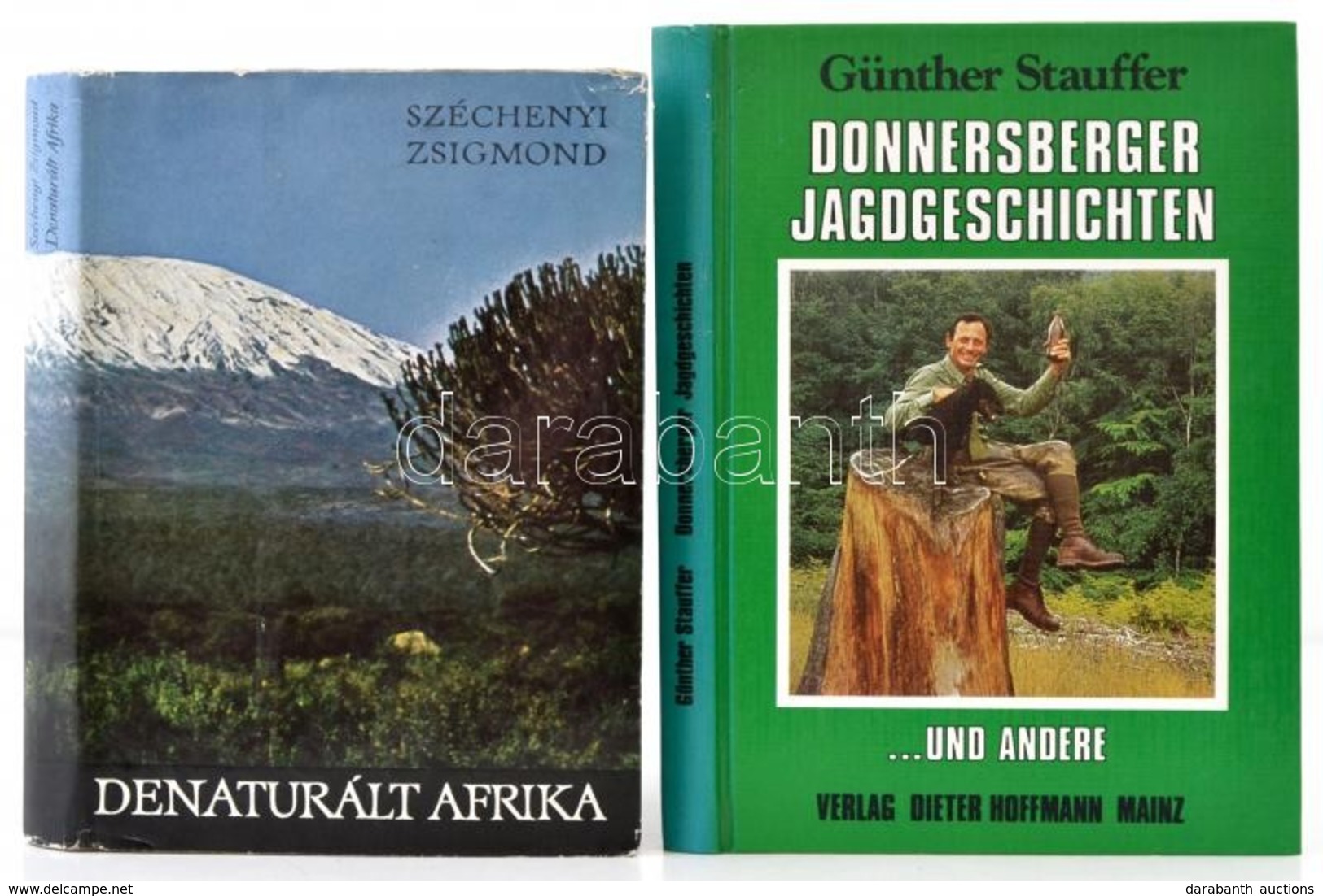 Vegyes Könyvtétel, 2 Db: 
Széchenyi Zsigmond: Denaturált Afrika. Bp., 1968, Szépirodalmi. Első Kiadás! Kiadói Félvászonk - Unclassified