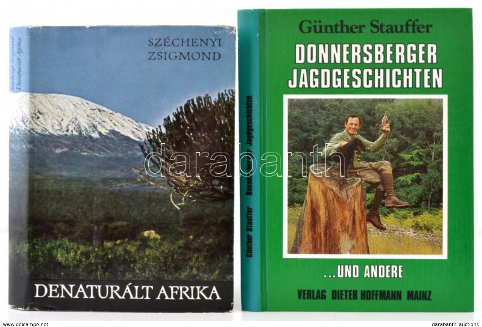 Vegyes Könyvtétel, 2 Db: 
Széchenyi Zsigmond: Denaturált Afrika. Bp., 1968, Szépirodalmi. Első Kiadás! Kiadói Félvászonk - Non Classificati