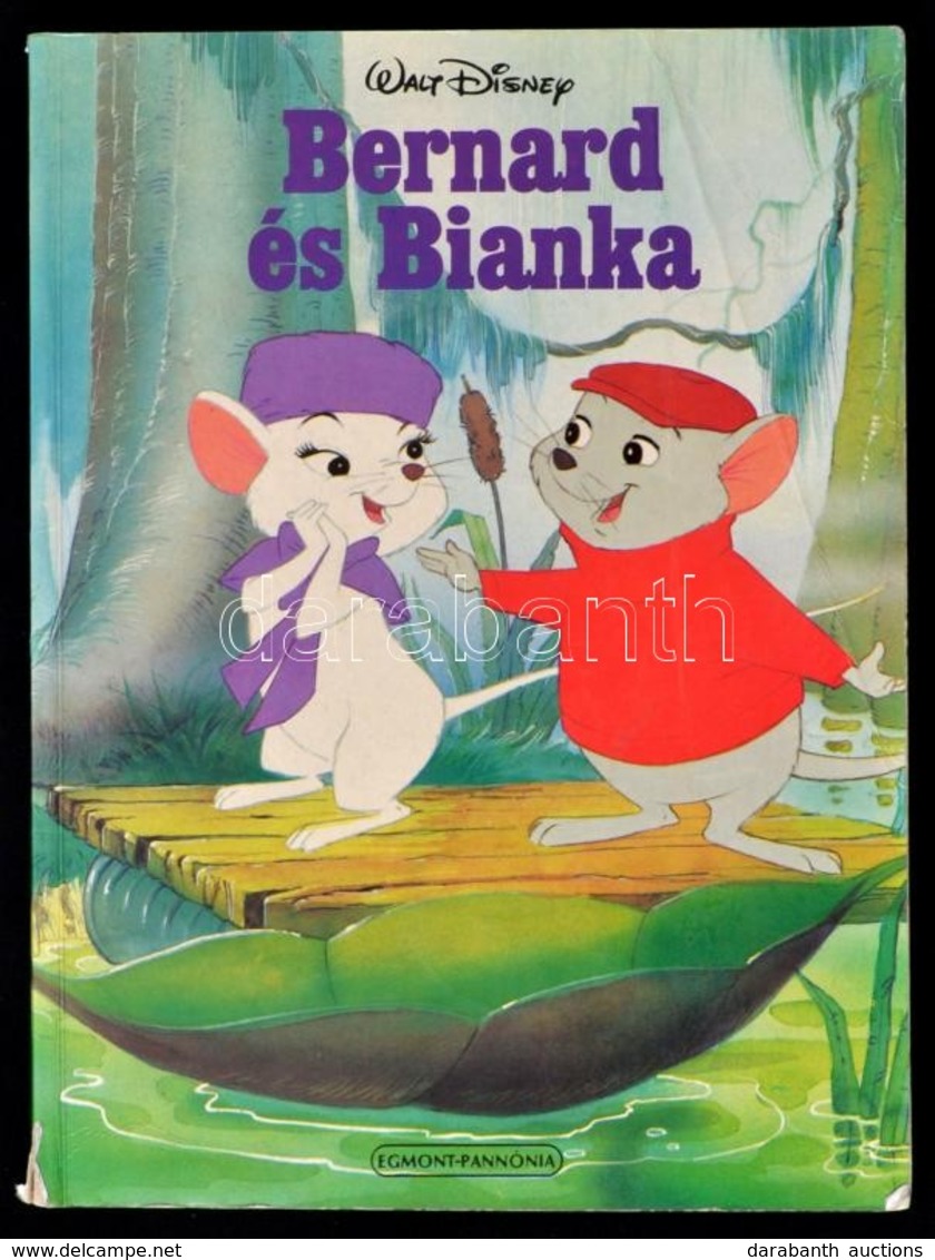 Walt Disney: Bernard és Bianka. Az Egérrendőrség. Bp.,1992, Egmont-Pannónia. Kiadói Papírkötés, Az Elülső Borítója Kissé - Non Classificati