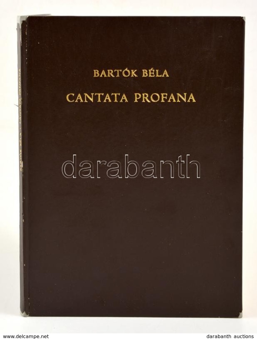 Bartók Béla: Cantata Profana. A Kilenc Csodaszarvas. Kroó György Előszavával. Réber László Rajzaival. Bp.,1974, Zeneműki - Non Classificati